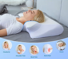 Lataa kuva gallerianäkymään, Ergonominen tyyny - niskatyyny - paranna unenlaatuasi - muototyyny