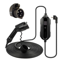 Lataa kuva gallerianäkymään, Sähköauton latauslaite - pituus 10 metriä - Type1 latausasema - 1-vaihe 3,7 kW suko 1x16A – Kannettava Type-1 laturi