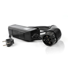 Lataa kuva gallerianäkymään, Sähköauton latauslaite - pituus 10 metriä - Type2 latausasema - 1-vaihe 3,7 kW suko 1x16A – Kannettava Type-2 laturi