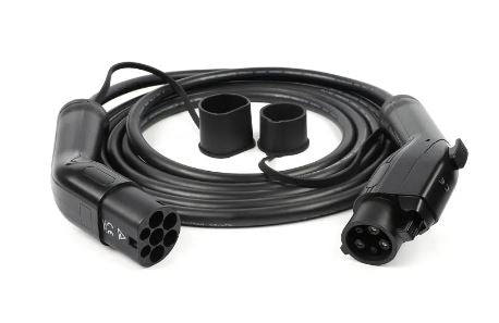 Latauskaapeli Type 1 - Type 2 – pituus 10 metriä – 16A/3,7kW – 1-vaihe – EV sähköauton Type-1 - Type-2 latausjohto - Mode 3 - ilmainen toimitus