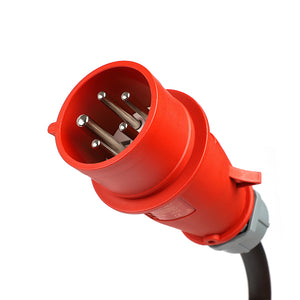 Sähköauton latauslaite voimavirtaan - wifi-yhteys älypuhelin-sovelluksella - pituus 5 metriä - Type2 latausasema - 11kW  3x16A - 3-vaihe CEE16A voimavirtapistoke – Kannettava Type-2 laturi ajastimella - ilmainen toimitus