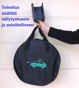 Sähköauton latauslaite voimavirtaan - pituus 5 metriä - Type2 latausasema - 11kW  3x16A - 3-vaihe CEE16A voimavirtapistoke – Kannettava Type-2 laturi ajastimella - maksuton toimitus - TARJOUS