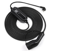 Lataa kuva gallerianäkymään, Sähköauton latauslaite - pituus 10 metriä - Type2 latausasema - 1-vaihe 3,7 kW suko 1x16A – Kannettava Type-2 laturi