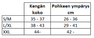 Kompressiosukat - tukisukat, 1 pari, useita eri värejä